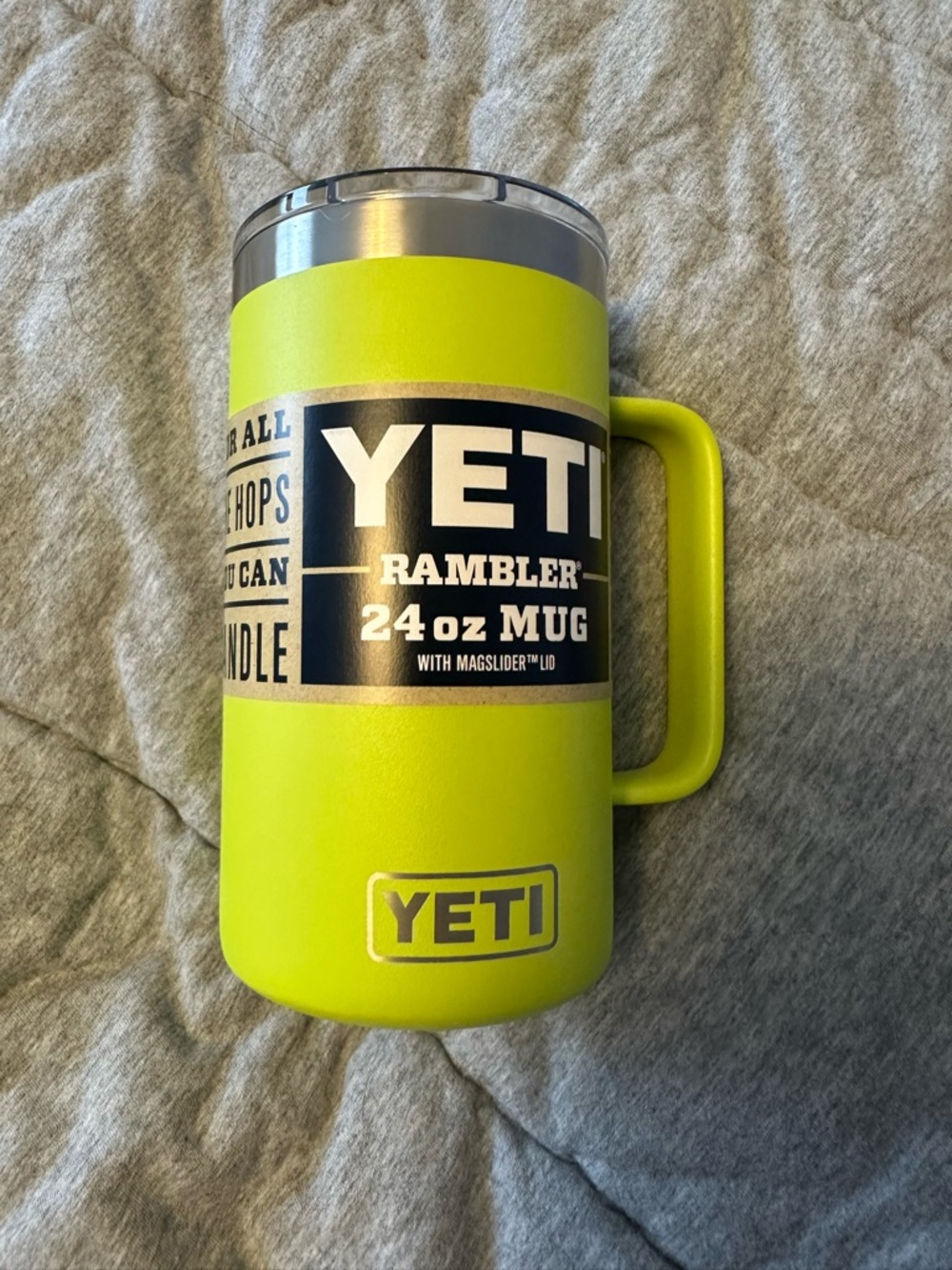 24oz Yeti Mug Chartreuse
